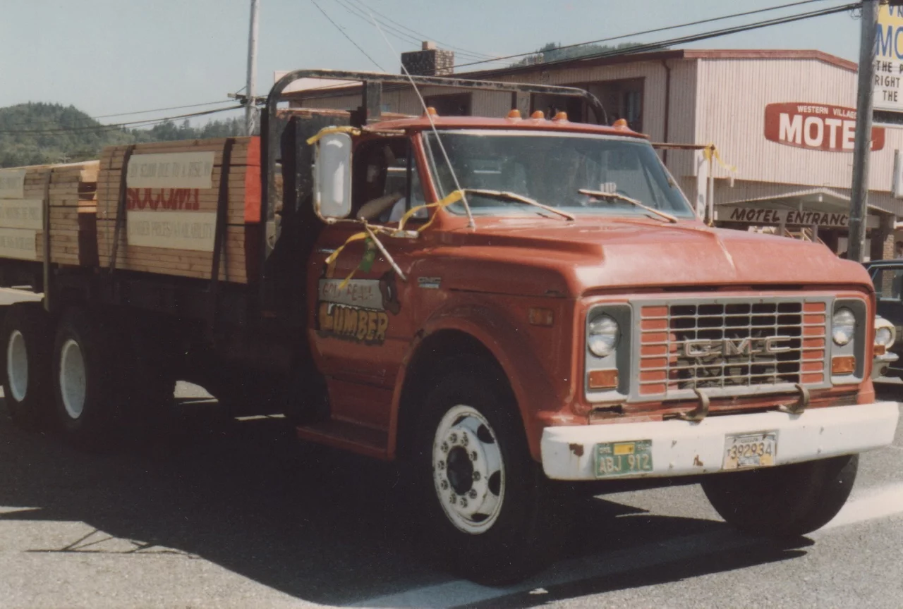 Gold Beach Lumber — coastal Oregon delivery operations, vintage era